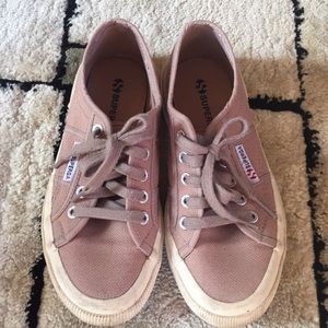SUPERGA womens Sneakers size 6-camel/tan color